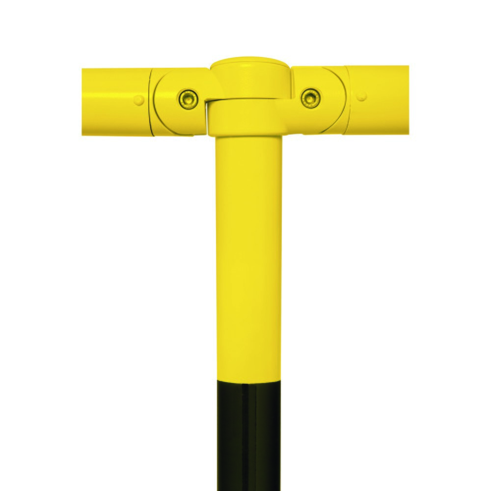Productafbeelding nr. 6: Systeemleuning MORION, dwarsbuis, Ø 60 mm, lengte 2.000 mm, rastermaat 2.170 mm, thermisch verzinkt en gelakt, zwart/geel