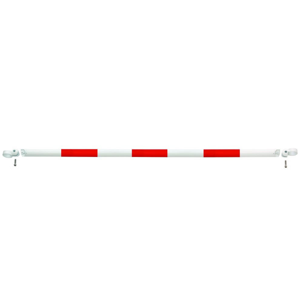 Illustration du produit: Système de rambardes MORAVIA MORION, tube transversal, Ø 60 mm, longueur 2 000 mm, dimension de trame 2 170 mm, galvanisé à chaud et laqué, rouge/blanc