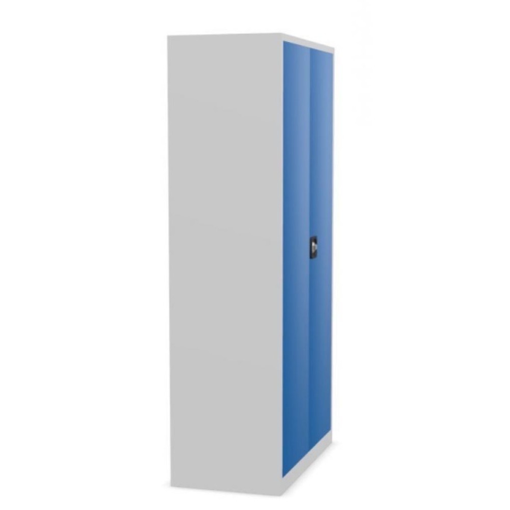 Zdjęcie produktu nr 4: Szafa z drzwiami skrzydłowymi HEMMDAL HF-ST, 5 poziomów, wys. x szer. x gł. 1950 x 920 x 600 mm, półki powlekane proszkowo, kolor jasnoszary/niebieski gencjanowy