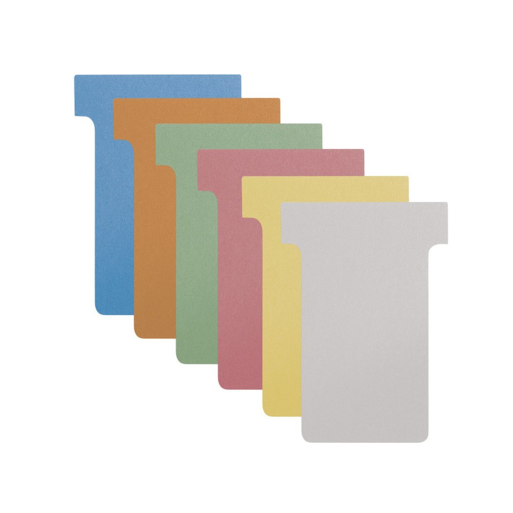 Product afbeelding: T-Card, onbedrukt, Medium, geel, 100 st./VE