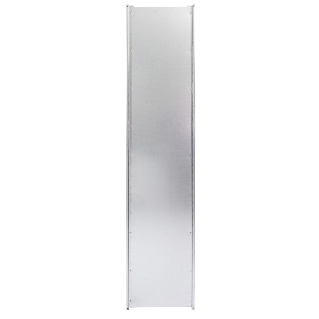 Produktabbildung: T-Profil-Vollblechrahmen MULTIplus für SCHULTE Fachbodenregal, verzinkt, vormontiert, HxT 2.000 x 400 mm