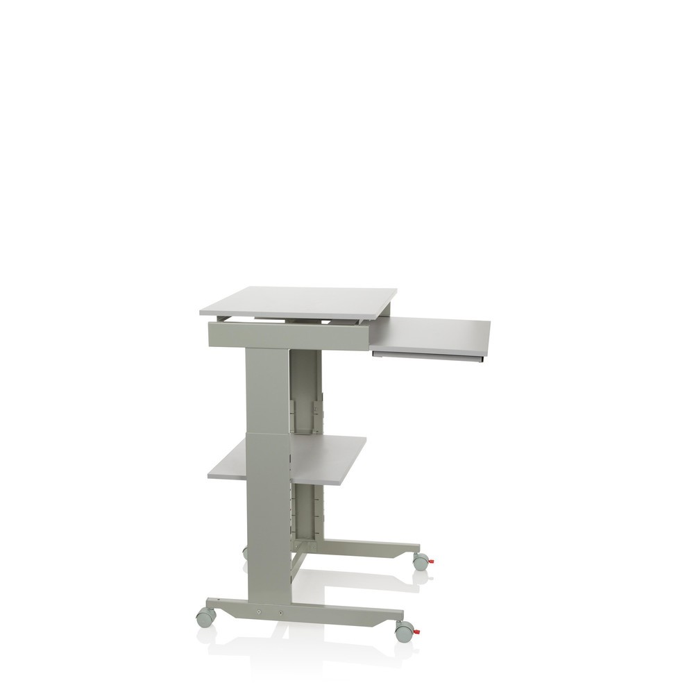N° de l'image du produit 7 : Table d'ordinateur / bureau hjh OFFICE WORKSTATION, gris