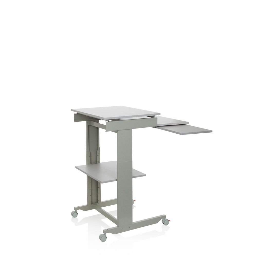 N° de l'image du produit 8 : Table d'ordinateur / bureau hjh OFFICE WORKSTATION, gris