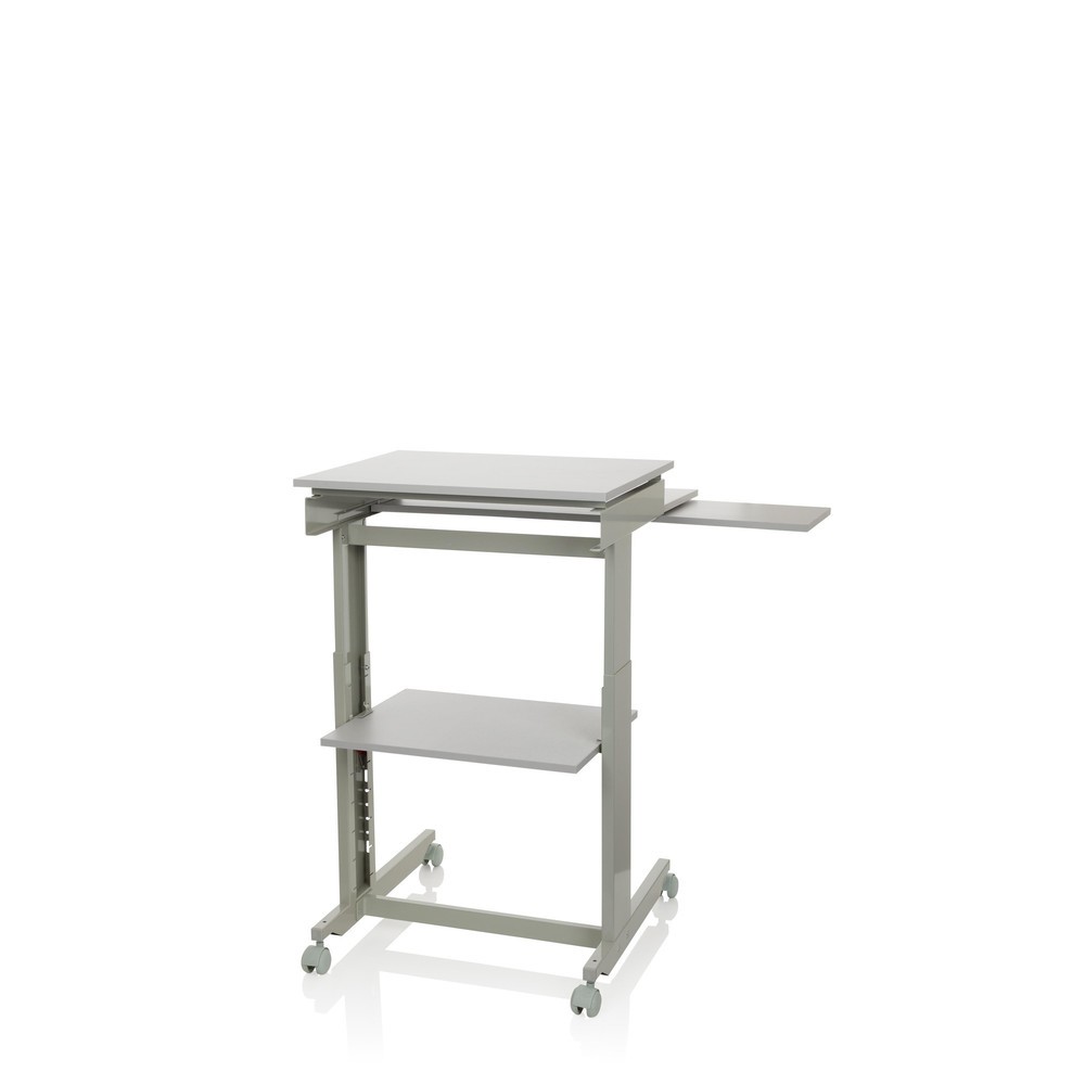 N° de l'image du produit 9 : Table d'ordinateur / bureau hjh OFFICE WORKSTATION, gris