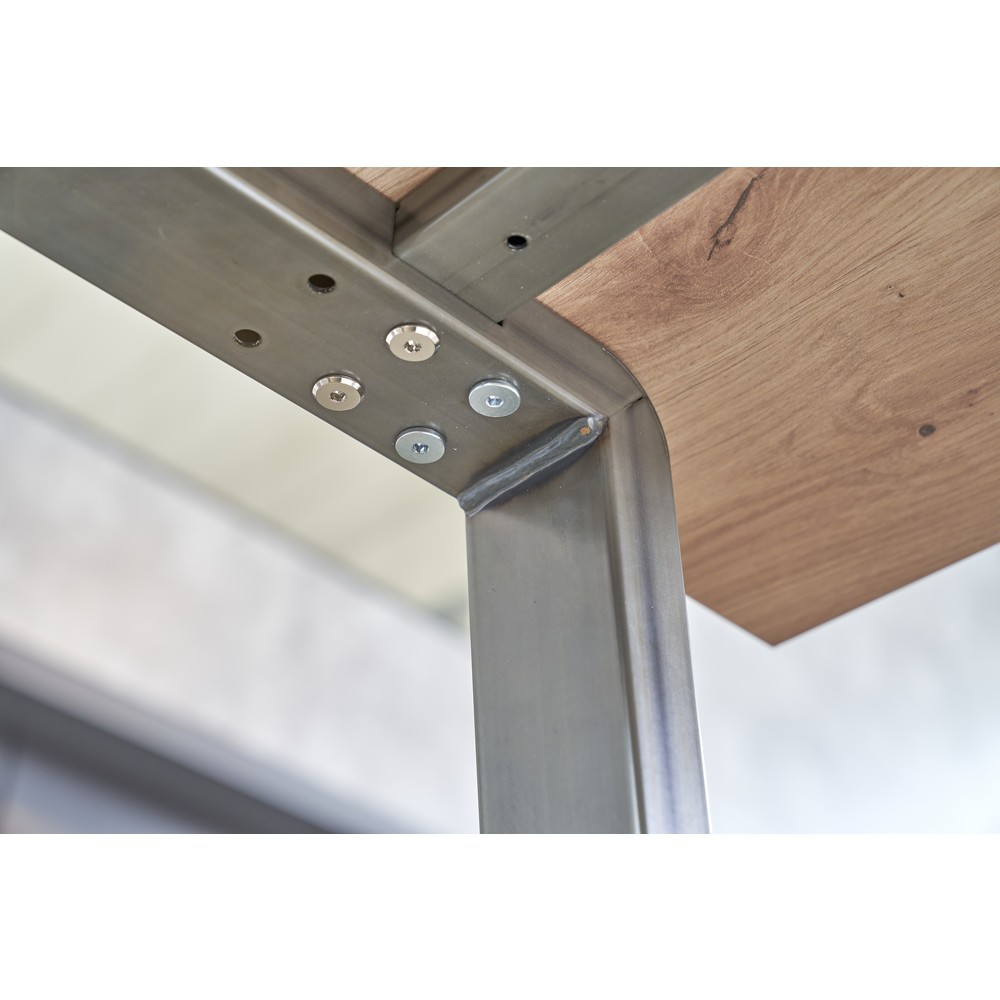 N° de l'image du produit 2 : Table de conférence Hammerbacher Meeting Point, HxlxP 1 042 x 1 750 x 680 mm, chêne cendré
