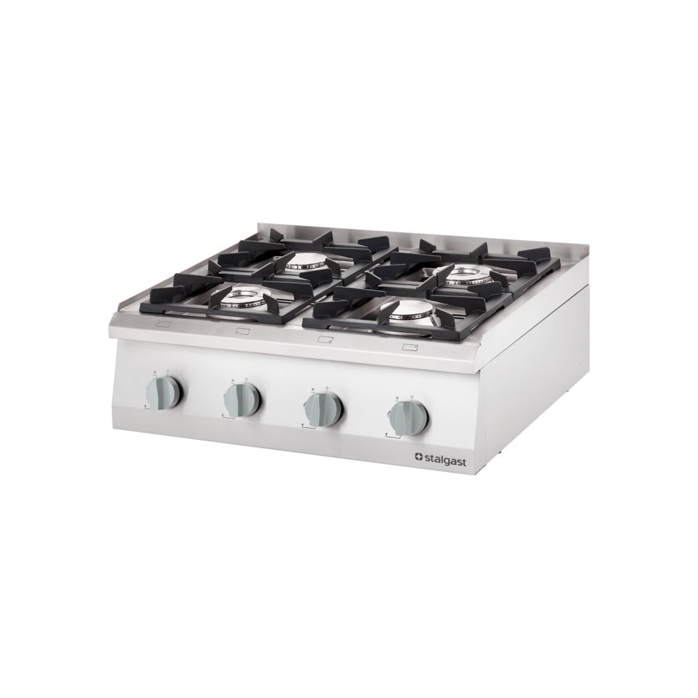 Illustration du produit: Table de cuisson gaz Stalgast avec 4 feux (2x5 + 2x7) à poser, Série 700ND