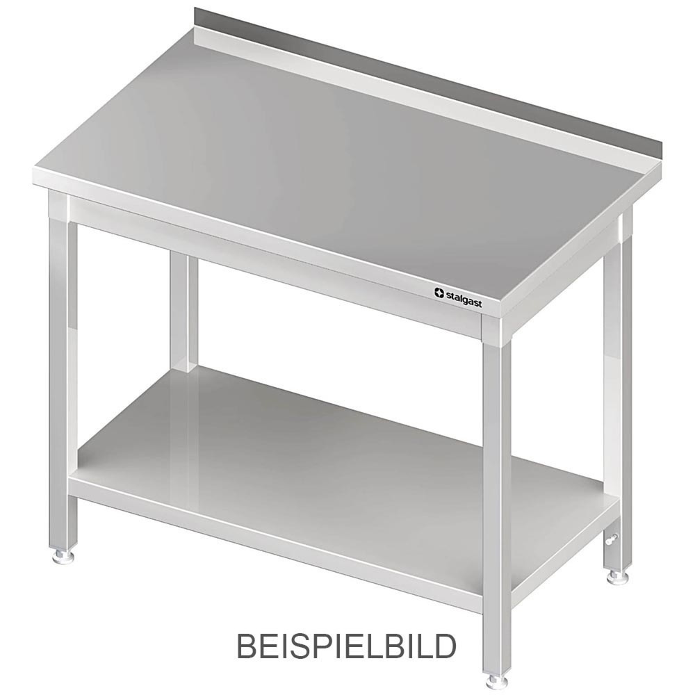 Illustration du produit: Table de travail Stalgast avec fond, 400 x 600 x 850 mm, sans rebord, soudé
