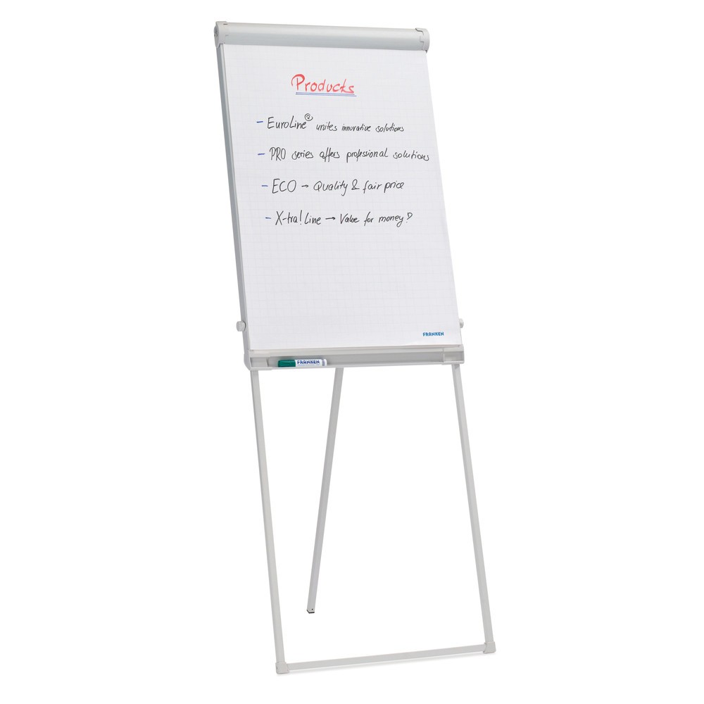Illustration du produit: Tableau à feuilles BASIC avec pied, réglable en hauteur