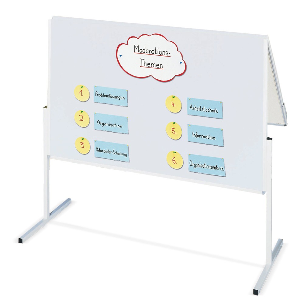 Illustration du produit: Tableau de conférence FRANKEN, pliable, feutre, bleu