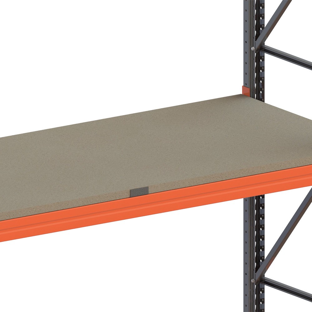 N° de l'image du produit 2 : Tablette en panneaux de particules pour rayonnage à palettes META MULTIPAL, l x P 2 700 x 1 100 mm