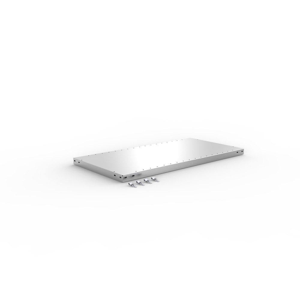 Illustration du produit: Tablette pour rayonnage à tablettes META système enfichable, FL, 150 kg, galvanisé, l x P 1 000 x 500 mm