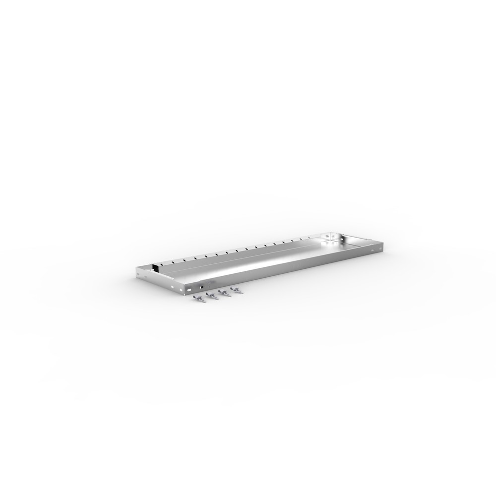 N° de l'image du produit 2 : Tablette pour rayonnage à tablettes META système enfichable, charge par tablette 230 kg, galvanisée, l x P 1 000 x 300 mm