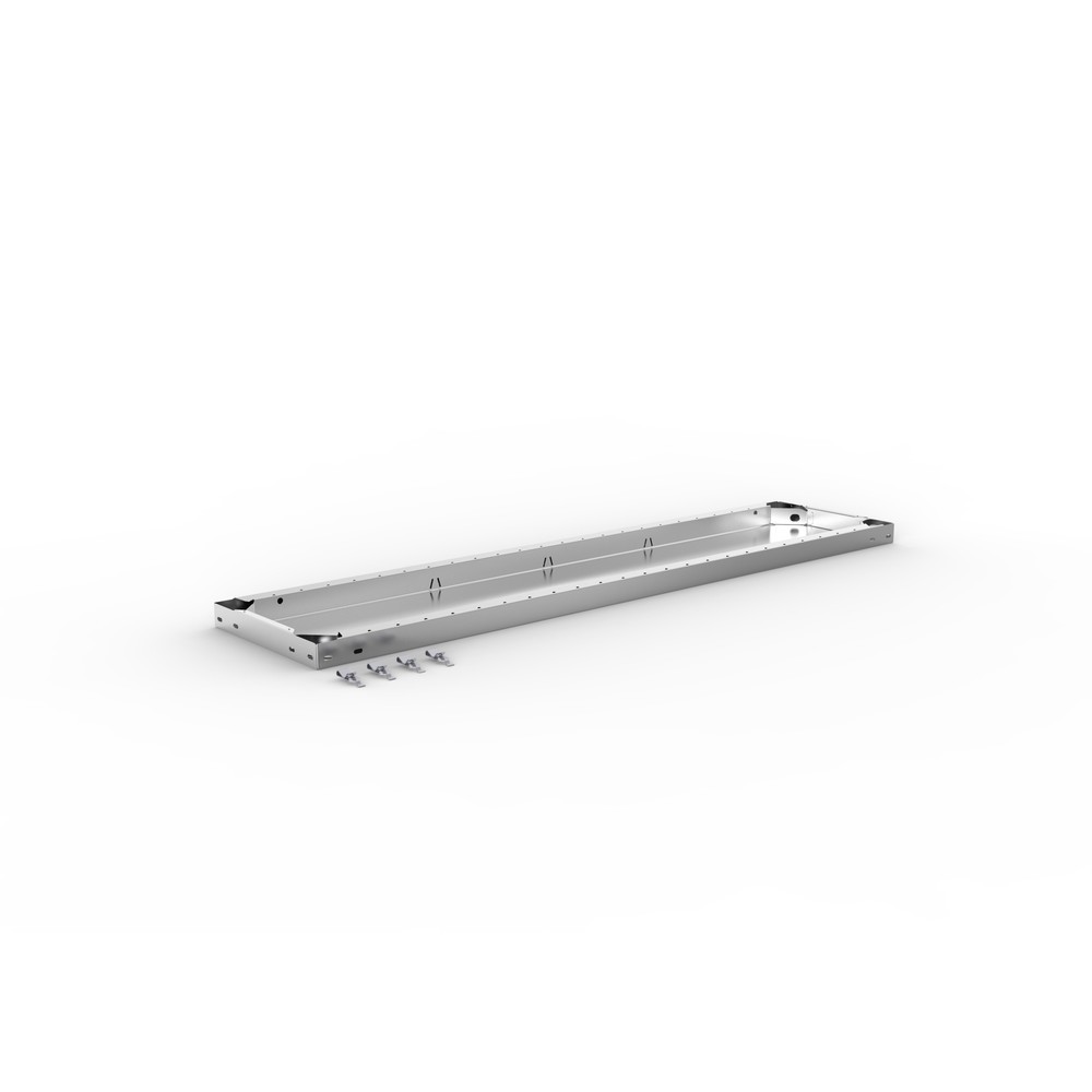 N° de l'image du produit 2 : Tablette pour rayonnage à tablettes META système enfichable, charge par tablette 230 kg, galvanisé, l x P 1 300 x 300 mm