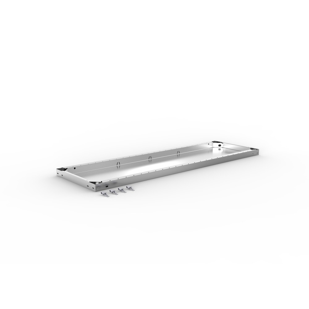 N° de l'image du produit 2 : Tablette pour rayonnage à tablettes META système enfichable, charge par tablette 230 kg, galvanisé, l x P 1 300 x 400 mm