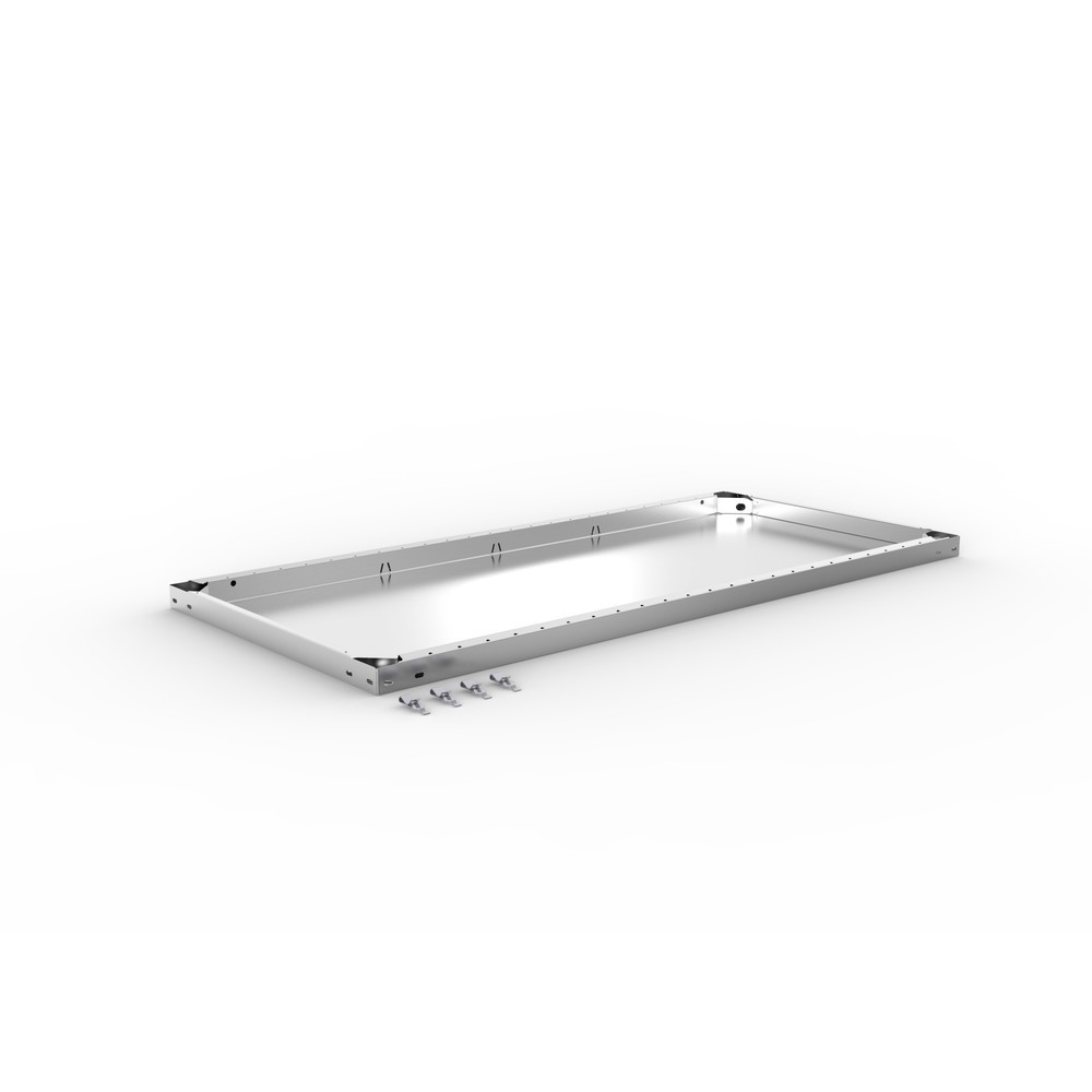 N° de l'image du produit 2 : Tablette pour rayonnage à tablettes META système enfichable, charge par tablette 230 kg, galvanisé, l x P 1 300 x 600 mm