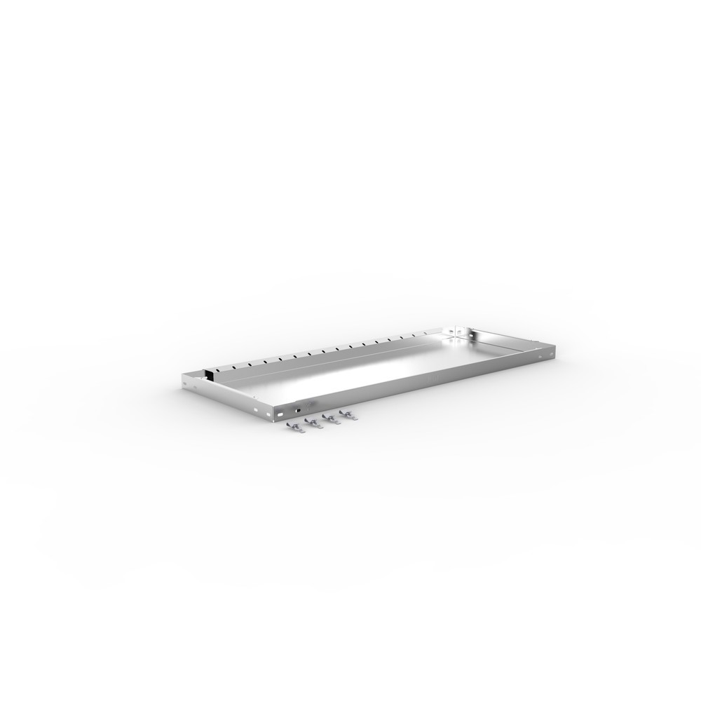 Illustration du produit: Tablette pour rayonnage à tablettes META système enfichable, charge par tablette 230 kg, galvanisé, l x P 1 000 x 400 mm