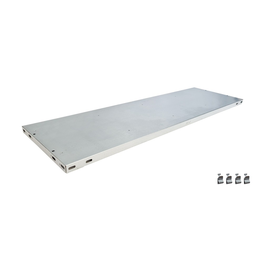Illustration du produit: Tablette supplémentaire pour étagère à dossiers SCHULTE sans butées finales/centrales, l x P 750 x 300 mm