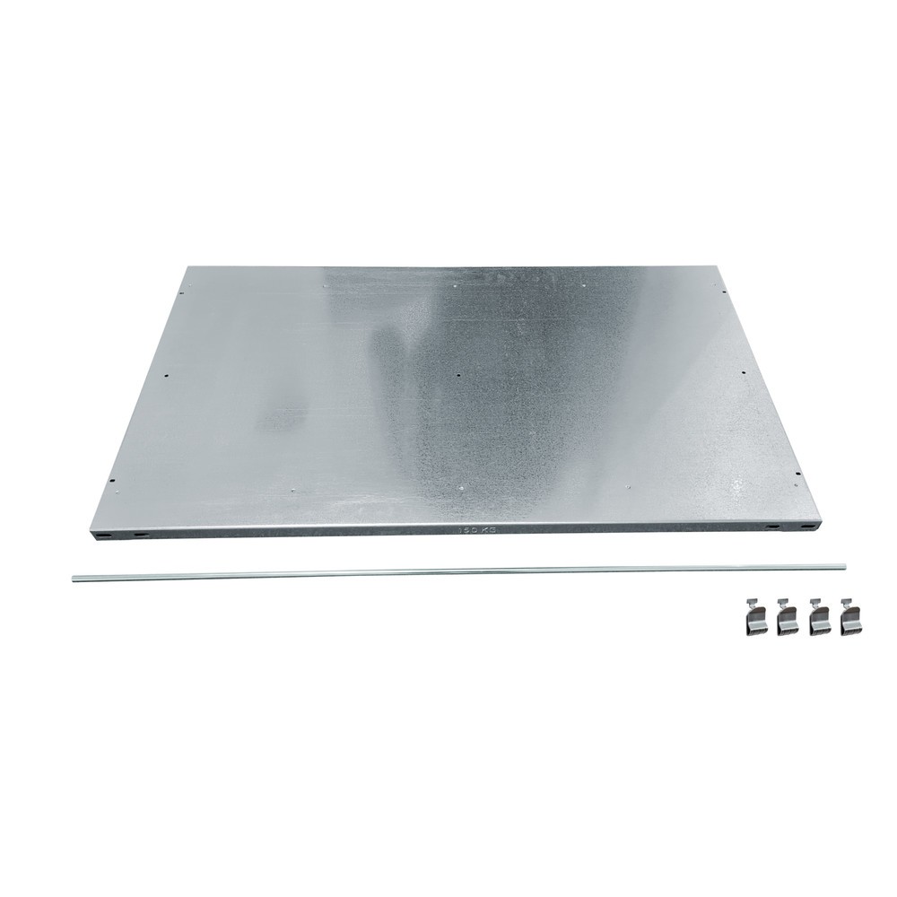 Illustration du produit: Tablette supplémentaire pour étagère à dossiers SCHULTE système enfichable avec butées finales/centrale, lxP 1 000 x 600 mm