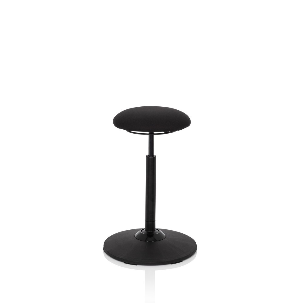N° de l'image du produit 9 : hjh OFFICE tabourets ergonomiques / siège assis-debout BALANCE SIT, tissu, noir.