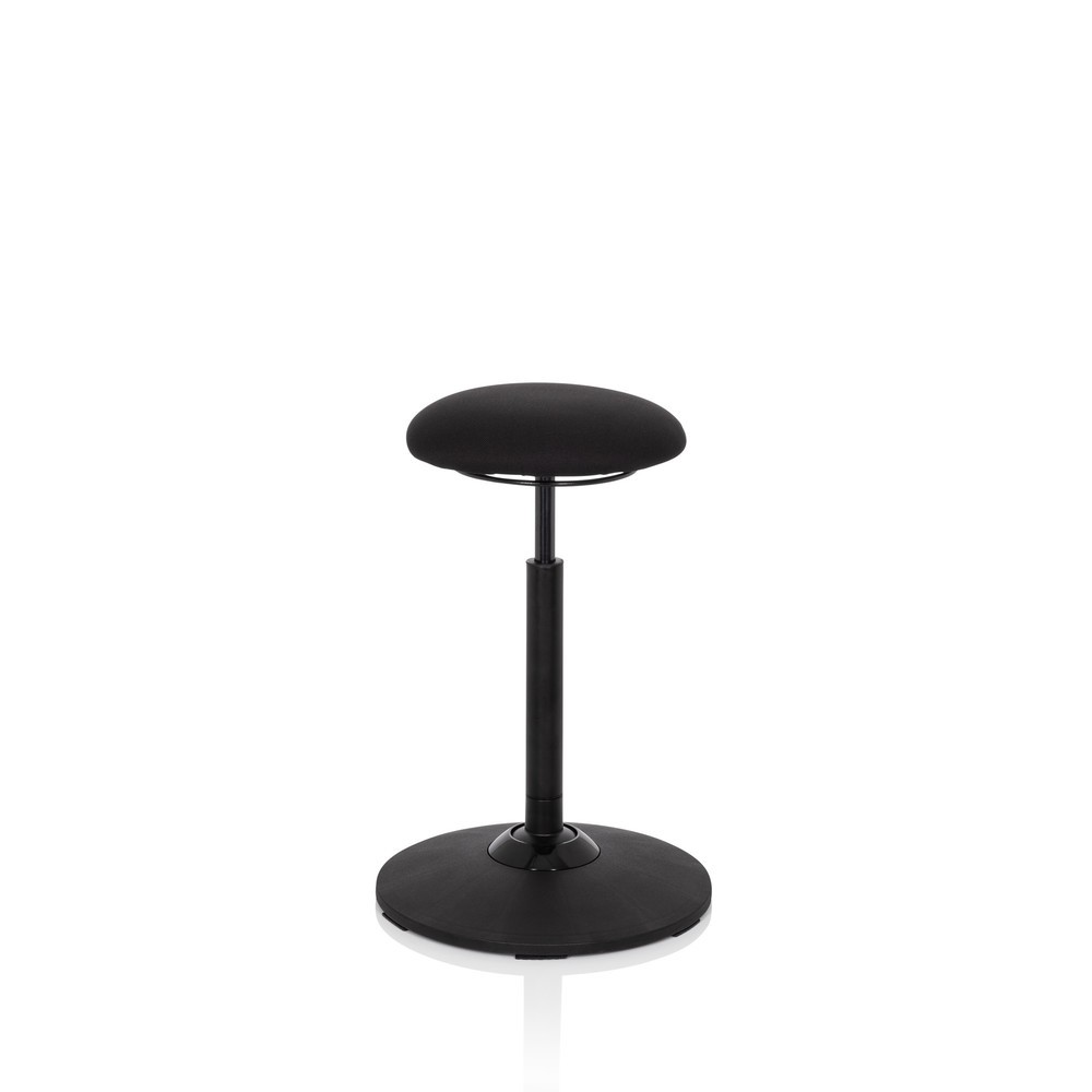 Illustration du produit: hjh OFFICE tabourets ergonomiques / siège assis-debout BALANCE SIT, tissu, noir.