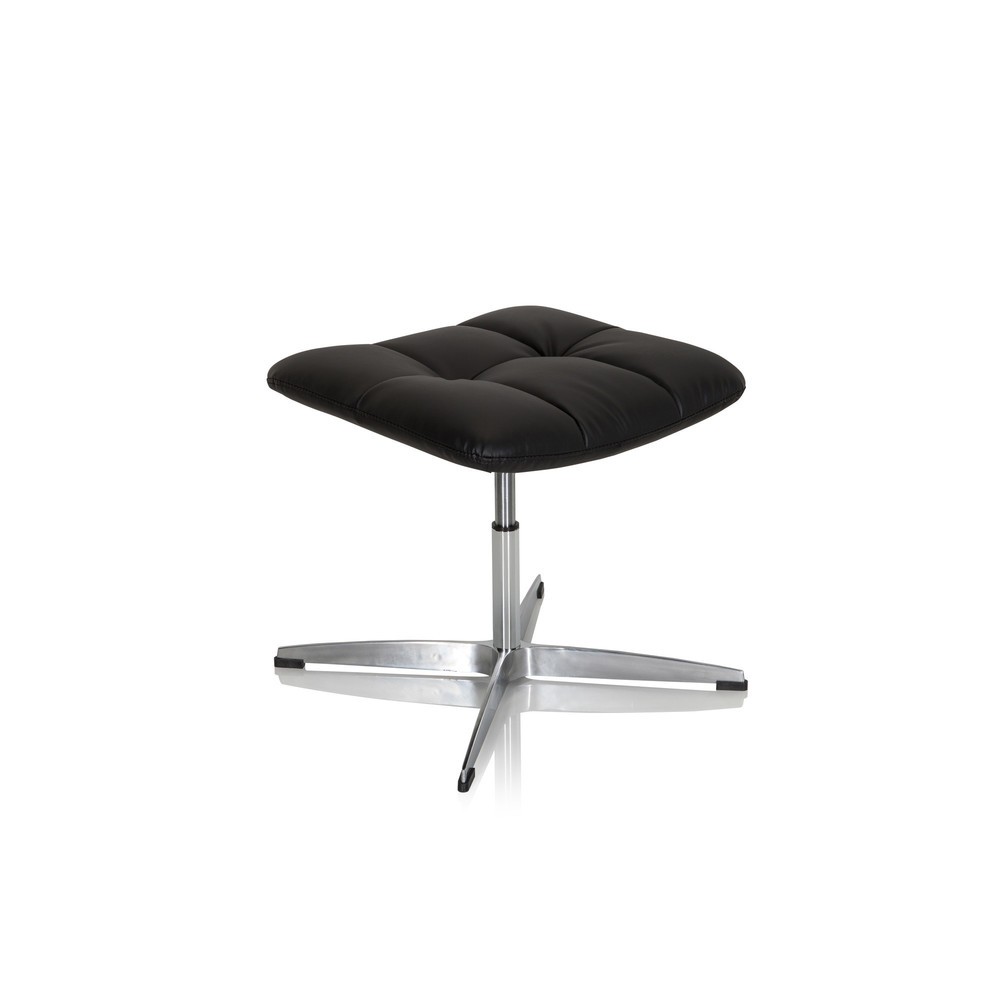 N° de l'image du produit 2 : Tabouret ergonomique / tabouret pivotant hjh OFFICE SARANTO en similicuir PU, noir