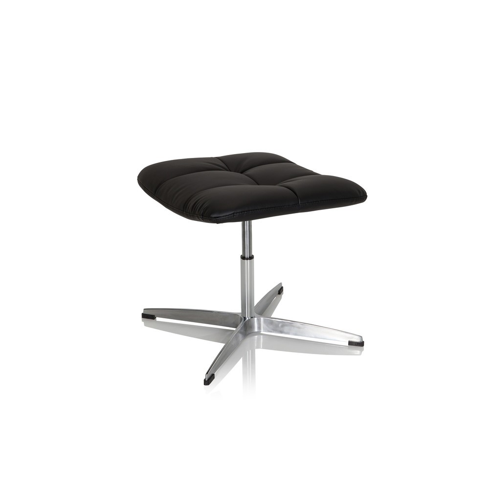N° de l'image du produit 4 : Tabouret ergonomique / tabouret pivotant hjh OFFICE SARANTO en similicuir PU, noir