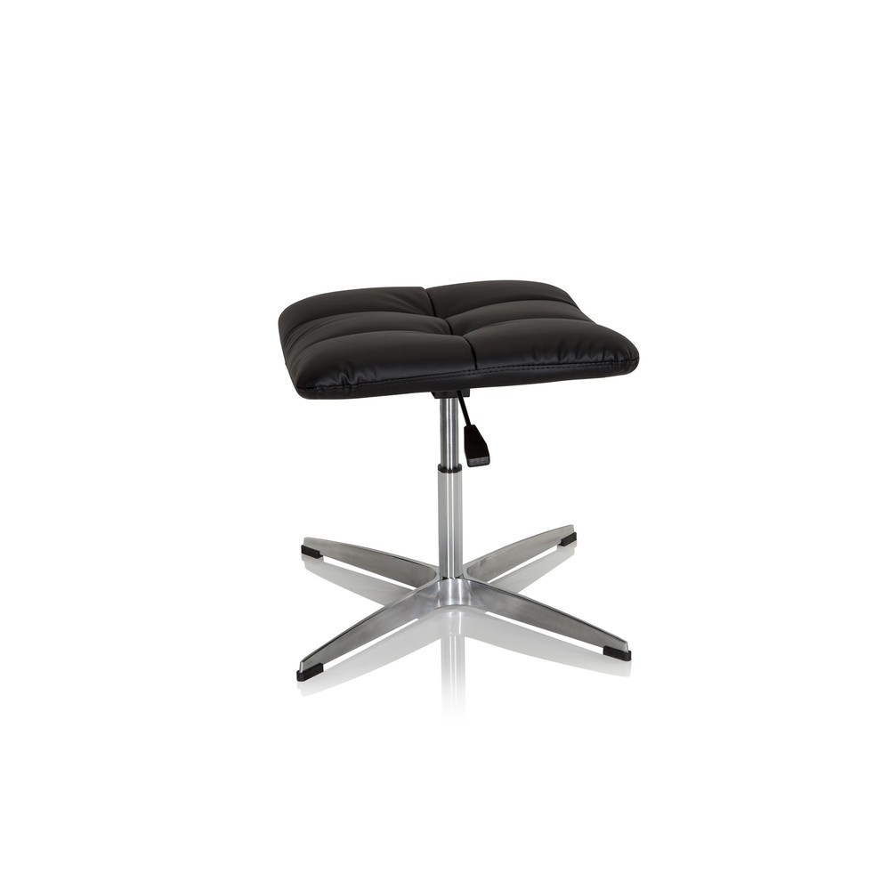 N° de l'image du produit 8 : Tabouret ergonomique / tabouret pivotant hjh OFFICE SARANTO en similicuir PU, noir