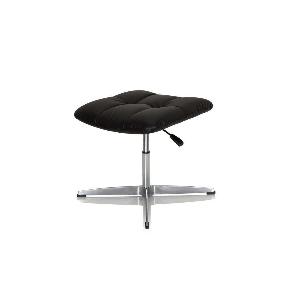 N° de l'image du produit 9 : Tabouret ergonomique / tabouret pivotant hjh OFFICE SARANTO en similicuir PU, noir