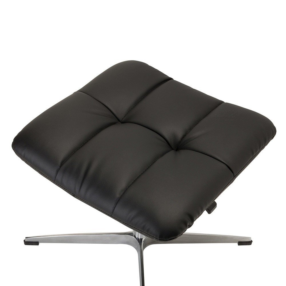 N° de l'image du produit 10 : Tabouret ergonomique / tabouret pivotant hjh OFFICE SARANTO en similicuir PU, noir
