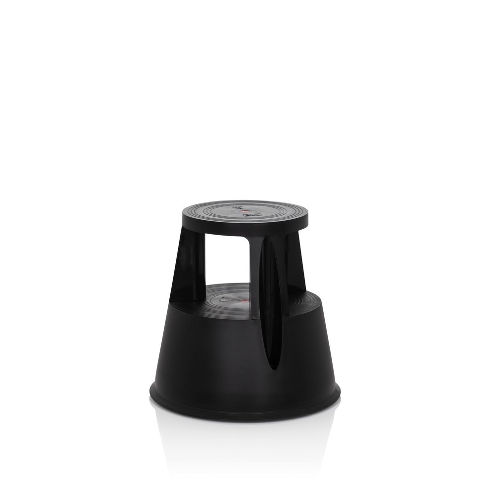 N° de l'image du produit 6 : Tabouret marchepied / tabouret à roulettes hjh OFFICE TIO-M I plastique, noir