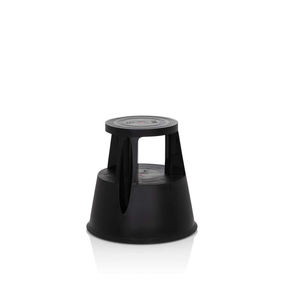 N° de l'image du produit 8 : Tabouret marchepied / tabouret à roulettes hjh OFFICE TIO-M I plastique, noir