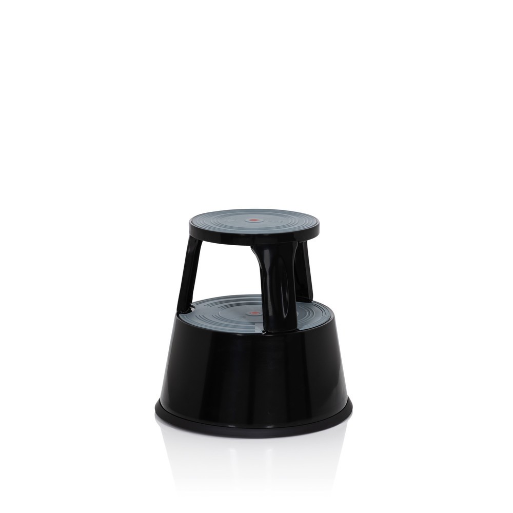 N° de l'image du produit 3 : Tabouret marchepied / tabouret à roulettes hjh OFFICE TIO-M II métal, plastique, noir