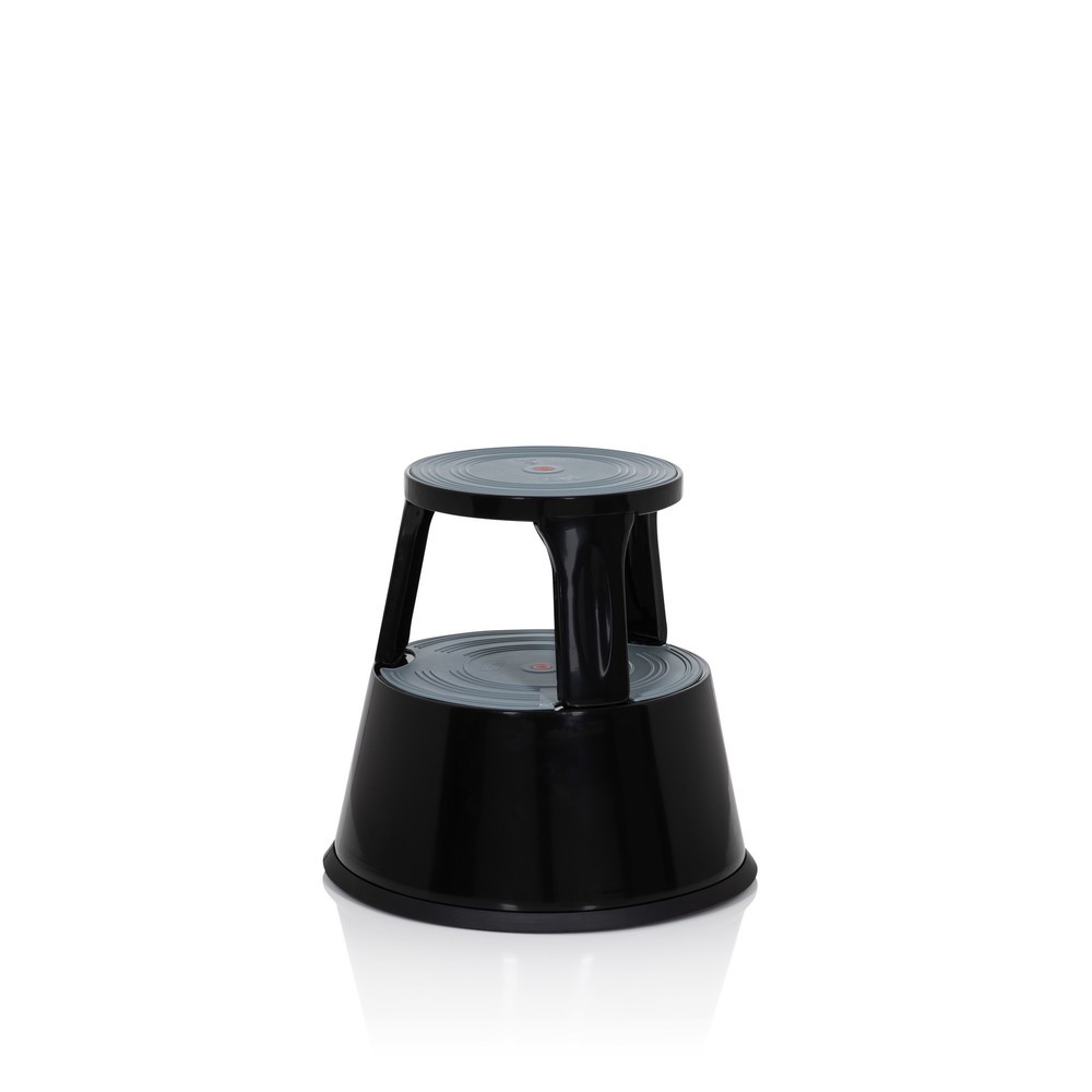 N° de l'image du produit 6 : Tabouret marchepied / tabouret à roulettes hjh OFFICE TIO-M II métal, plastique, noir