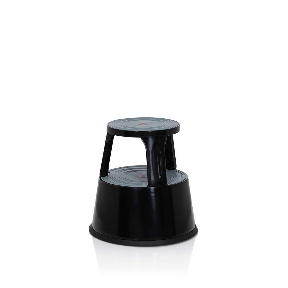 N° de l'image du produit 9 : Tabouret marchepied / tabouret à roulettes hjh OFFICE TIO-M II métal, plastique, noir