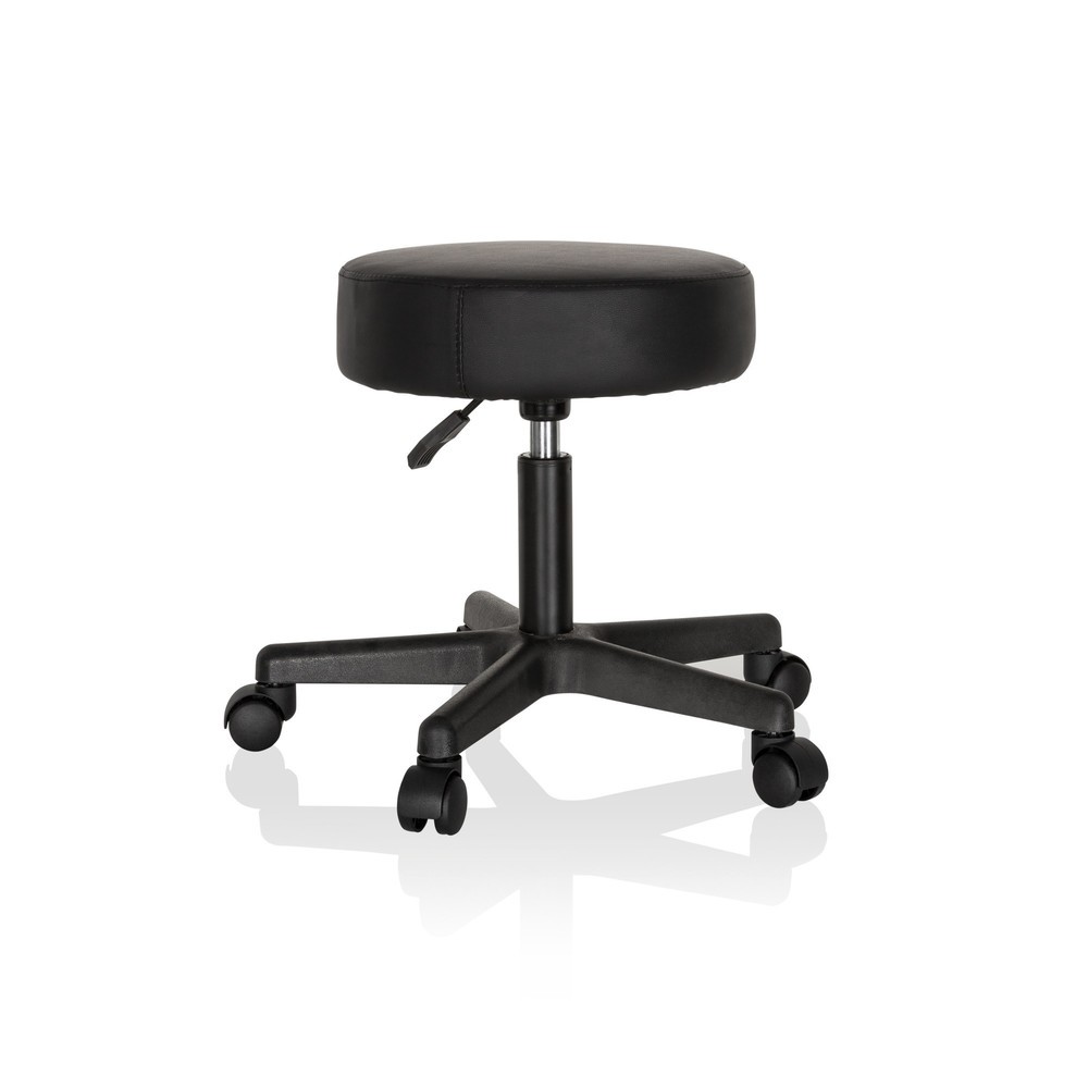 N° de l'image du produit 5 : Tabouret ergonomique / tabouret pivotant hjh OFFICE OPERATOR I similicuir, noir