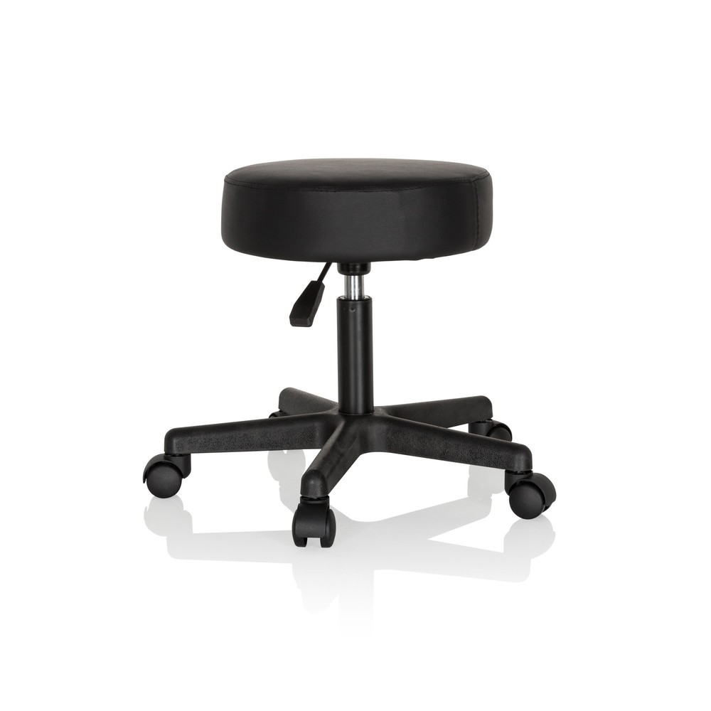 N° de l'image du produit 7 : Tabouret ergonomique / tabouret pivotant hjh OFFICE OPERATOR I similicuir, noir