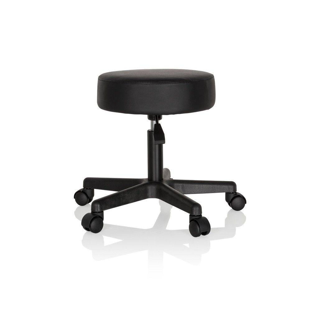 N° de l'image du produit 8 : Tabouret ergonomique / tabouret pivotant hjh OFFICE OPERATOR I similicuir, noir