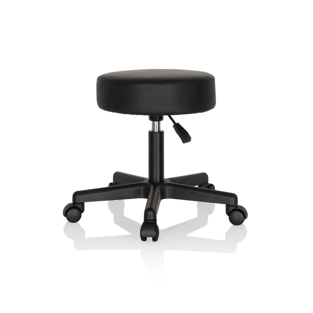 N° de l'image du produit 9 : Tabouret ergonomique / tabouret pivotant hjh OFFICE OPERATOR I similicuir, noir