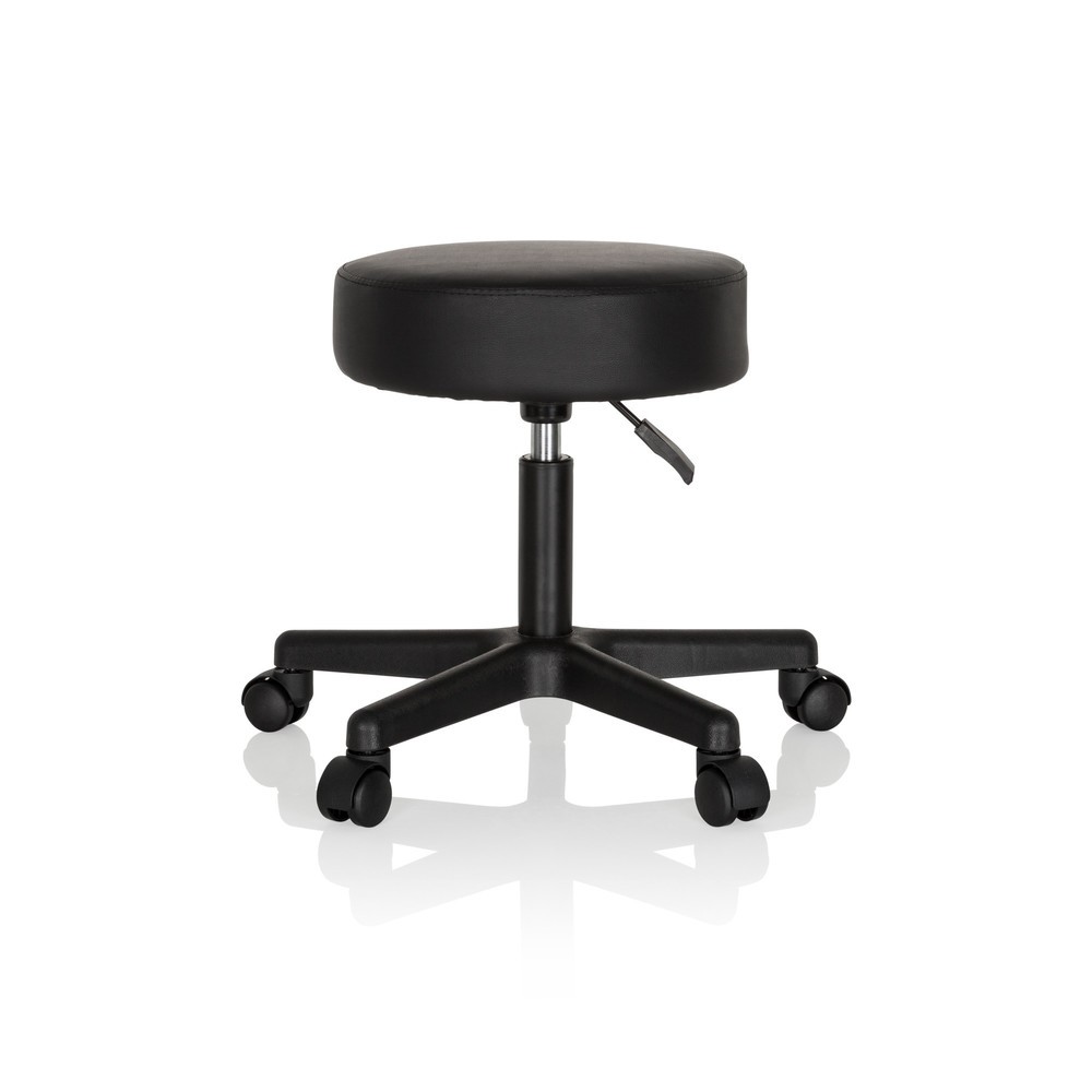 Illustration du produit: Tabouret ergonomique / tabouret pivotant hjh OFFICE OPERATOR I similicuir, noir