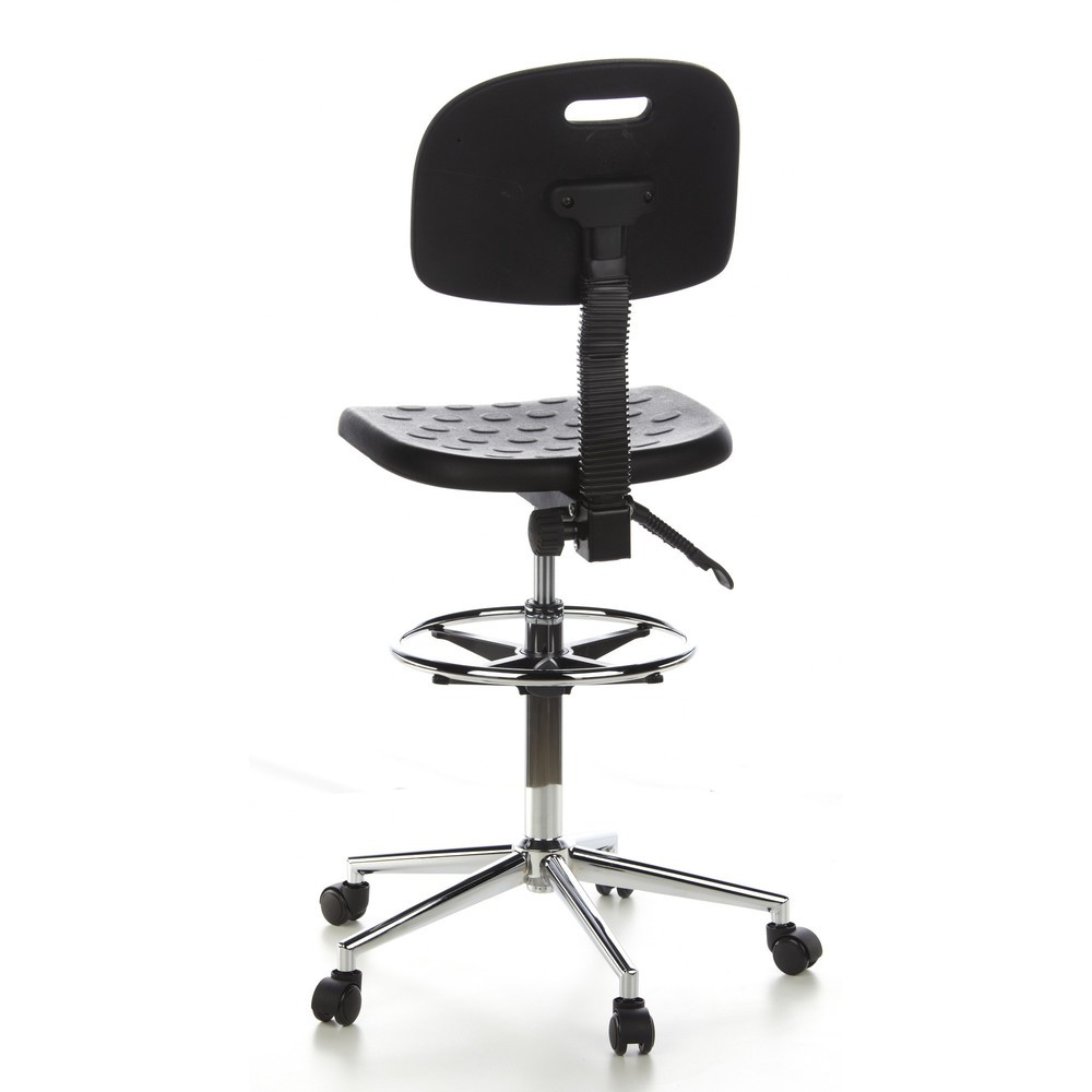 N° de l'image du produit 6 : Tabouret / tabouret pivotant hjh OFFICE TOP WORK 23 similicuir, noir