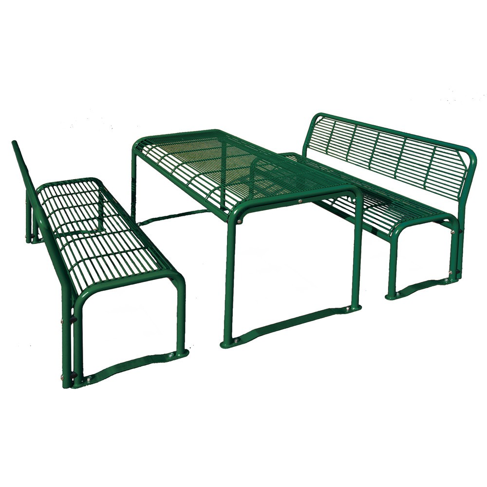 Productafbeelding nr. 2: Tafel Sevilla, hxbxd 735 x 715 x 1.595 mm, RAL 6009 dennengroen