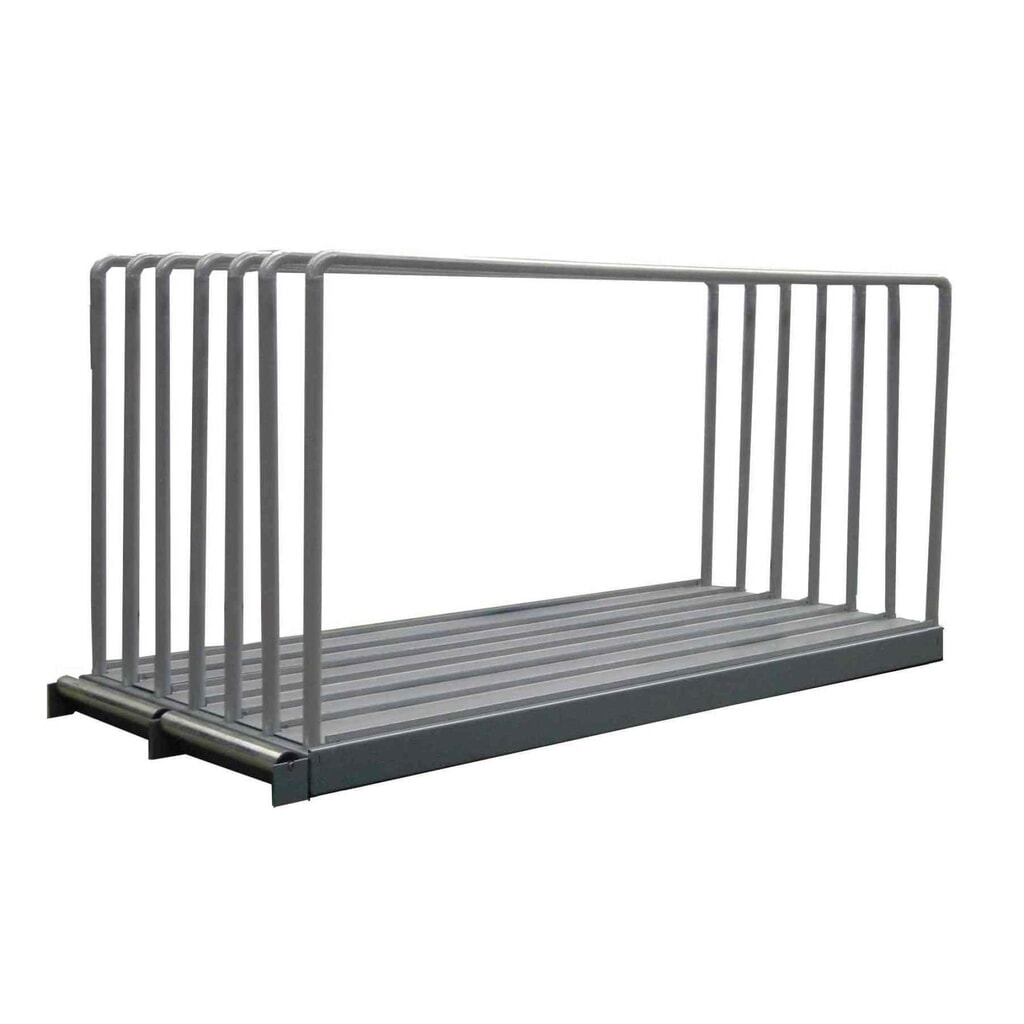 Produktabbildung: Tafelregal VLT, HxBxT 1.000 x 425 x 2.100 mm, Fachbreite 50 mm, 4 Fächer