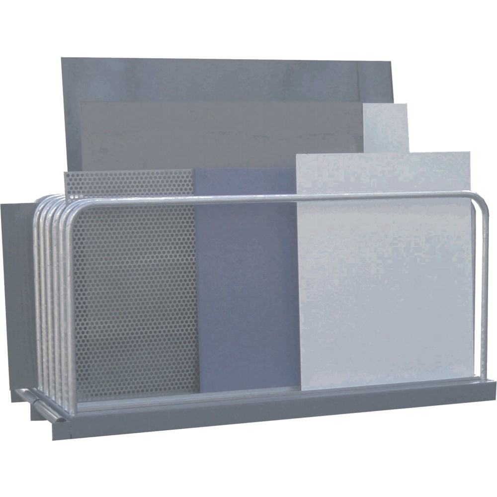 Produktabbildung Nr. 2: Tafelregal VLT, HxBxT 1.000 x 870 x 2.100 mm, Fachbreite 40 mm, 10 Fächer