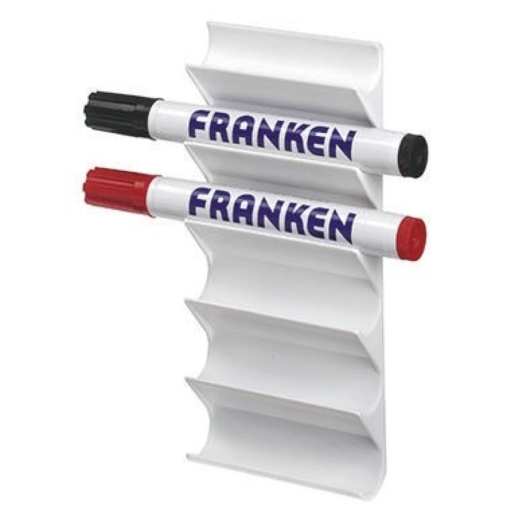 Produktabbildung: FRANKEN Tafelschreiberhalter Z1986 magnethaftend Kunststoff weiß