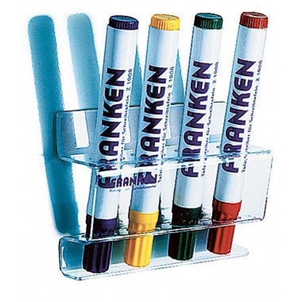 FRANKEN Tafelschreiberhalter Z1981 magnethaftend Acryl transparent Produktabbildung: FRANKEN Tafelschreiberhalter Z1981 magnethaftend Acryl transparent