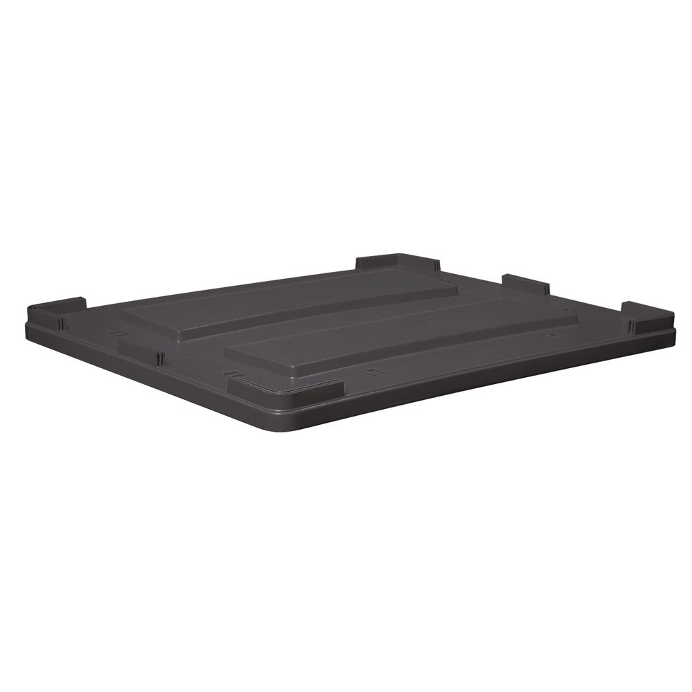 Imagen del producto: Tapa apilable para gran contenedor de polietileno, volumen 610 litros, antracita