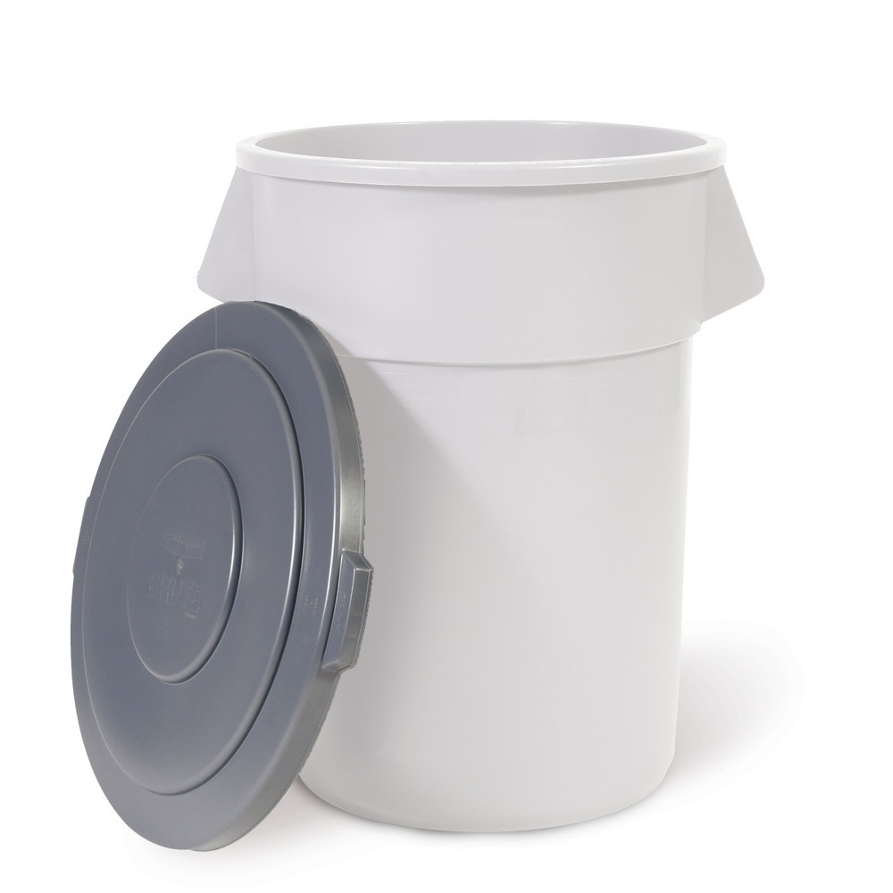 Imagen del producto: Tapa para contenedor universal Rubbermaid® 121 litros, redonda, gris