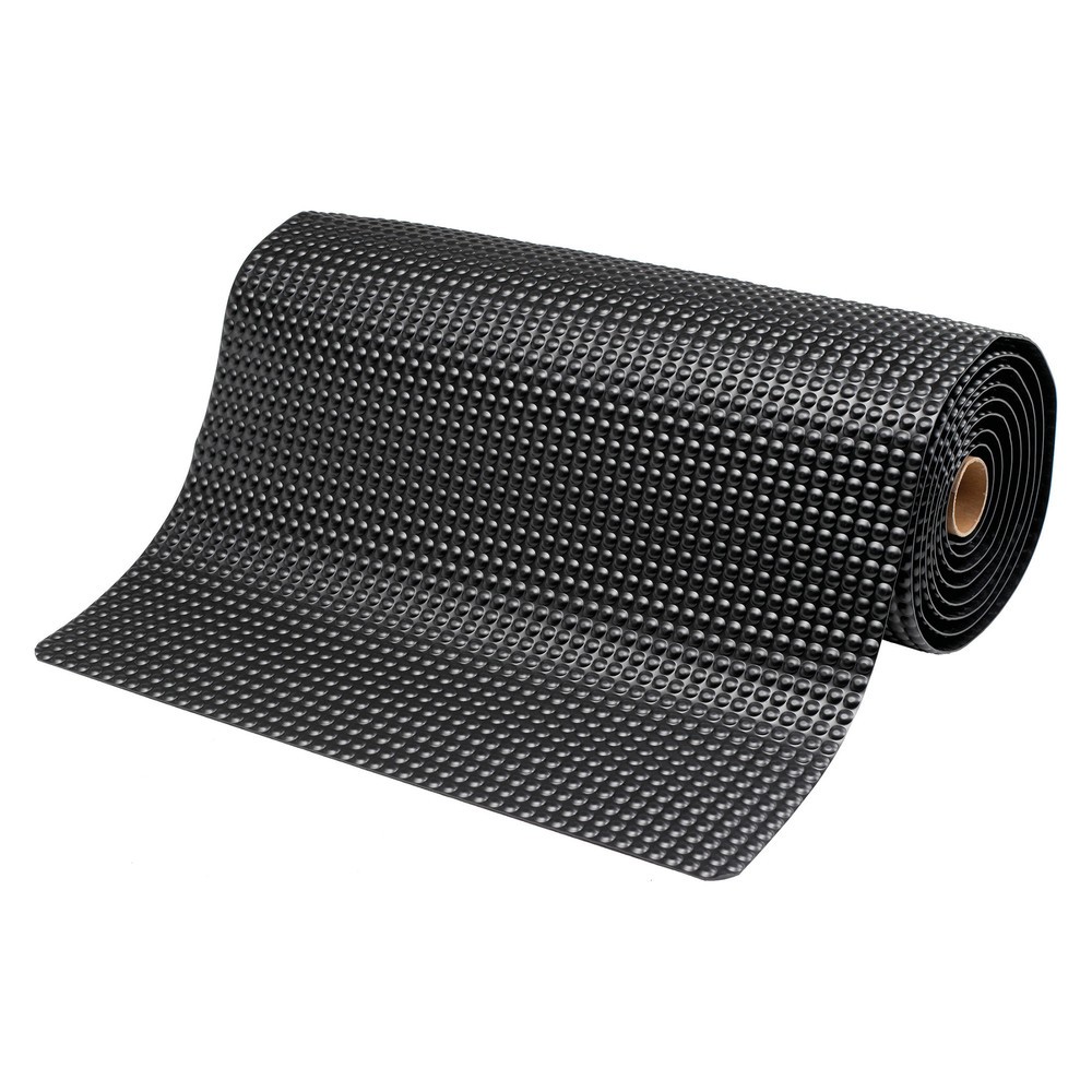 N° de l'image du produit 4 : Tapis anti-fatigue en PVC, face arrière en vinyle microcellulaire, l x P 600 x 910 mm, noir