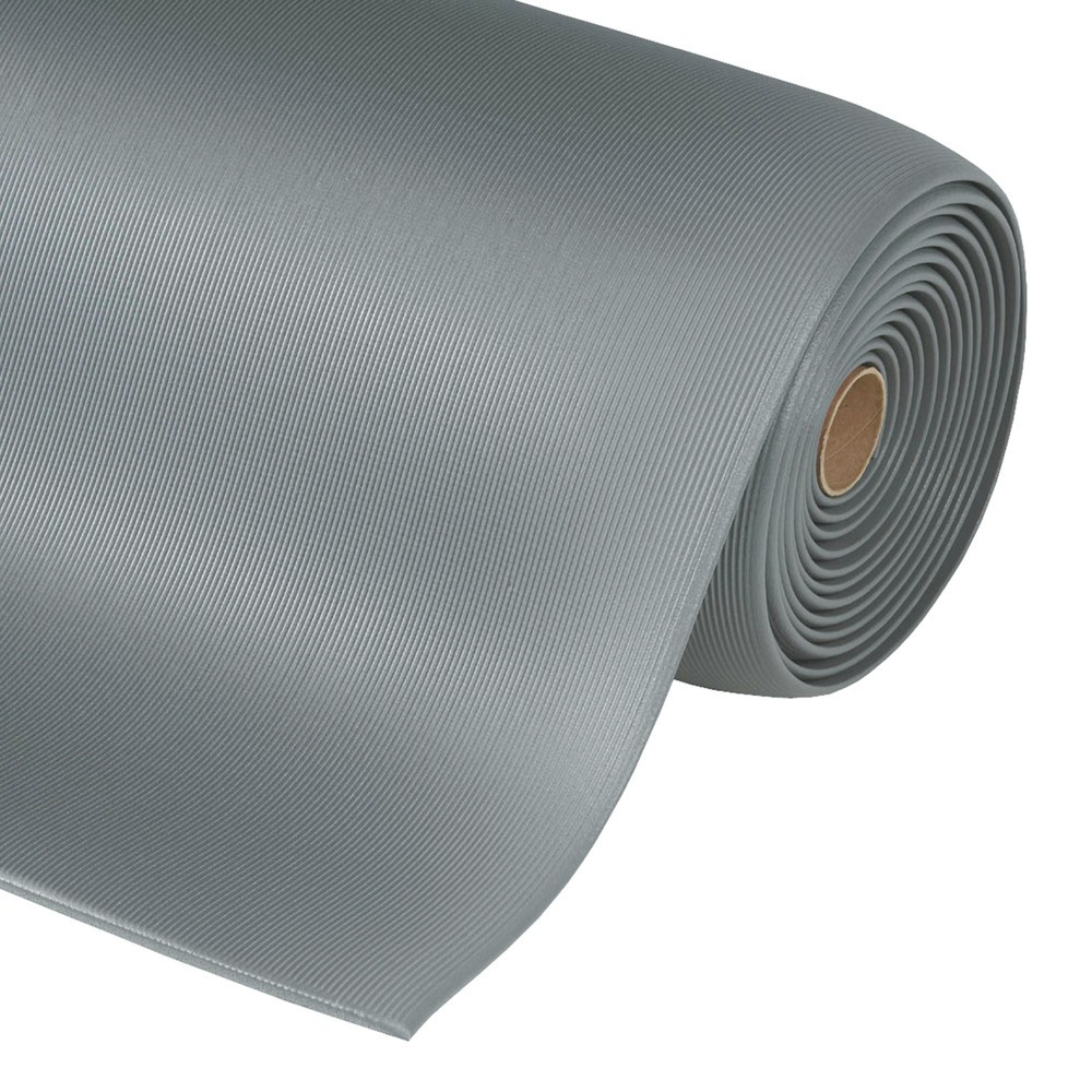 N° de l'image du produit 1 : Tapis anti-fatigue, PVC/mousse de vinyle, à picots, mct x 600 mm, noir/jaune