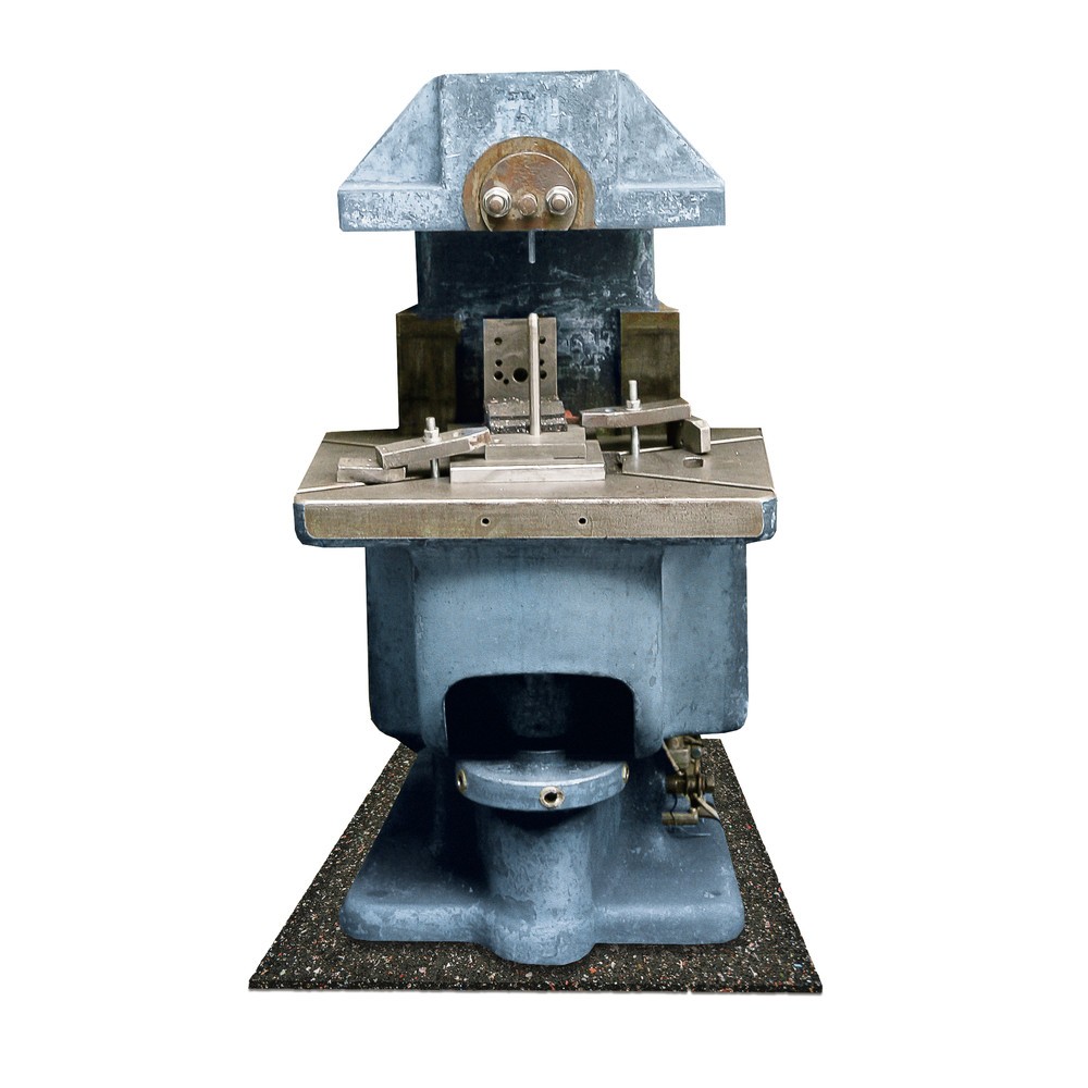 N° de l'image du produit 6 : Tapis anti-vibrations en caoutchouc, L x P 600 x 600 mm